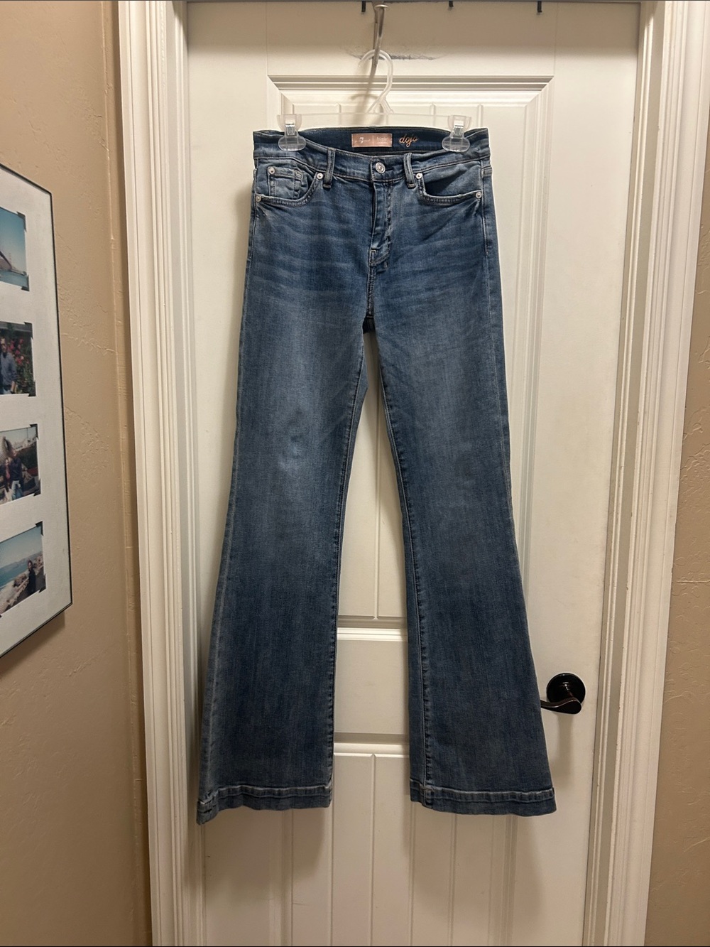 7 For all mankind DOJO Blue Flared Jeans